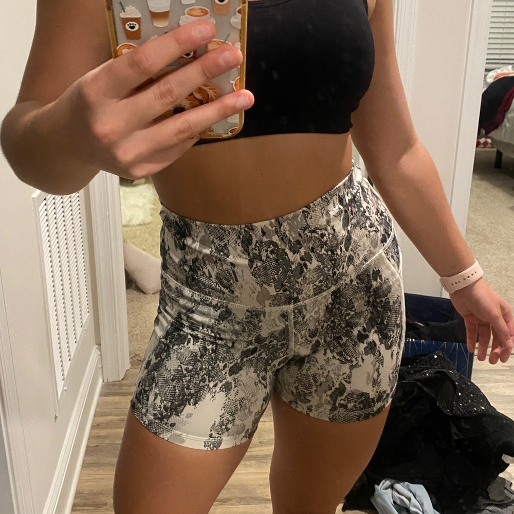 Snake skin Biker shorts